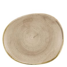 Churchill Stonecast Truffle Opal Organic Plate 18.5cm/7.3" (Pack of 12)