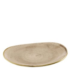 Churchill Stonecast Truffle Opal Organic Plate 18.5cm/7.3" (Pack of 12)