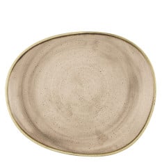 Churchill Stonecast Truffle Opal Organic Plate 21cm/8.3" (Pack of 12)