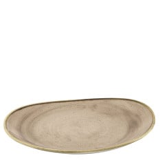 Churchill Stonecast Truffle Opal Organic Plate 26cm/10.2" (Pack of 12)