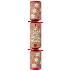 11" A Very Merry Christmas Kraft Christmas Cracker with Quiz (Pack of 100)