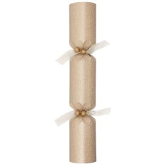 14" Sparkling Dust Gold Christmas Cracker with Gift (Pack of 25)