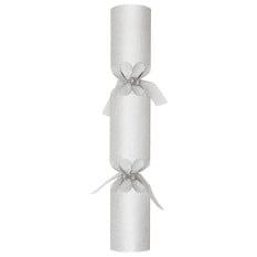 14" Sparkling Dust Silver Christmas Cracker with Gift (Pack of 25)