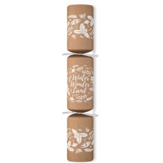 14" Winter Wonderland Christmas Cracker with Quiz & Wooden Gifts (Pack of 25)