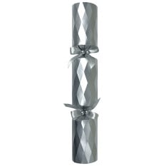 14" Diamond Silver Mixed Box Christmas Cracker with Gift (Pack of 25)