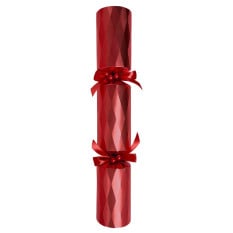14" Diamond Red Mixed Box Christmas Crackers with Gift (Pack of 25)