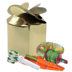 Gold Foil Gift Boxes (Pack of 24)