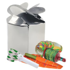 Sparkling Dust Silver Gift Boxes (Pack of 24)