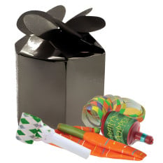 Sparkling Dust Gun Metal Grey Gift Boxes (Pack of 24)