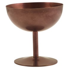 GenWare Copper Vintage Steel Stemmed Sundae Cup 10cm/4" (Pack of 12)