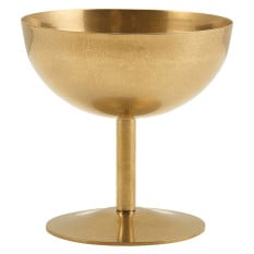 GenWare Gold Vintage Steel Stemmed Sundae Cup 10cm/4" (Pack of 12)