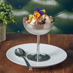 GenWare Stainless Steel Stemmed Sundae Cup 13cm (Pack of 12)