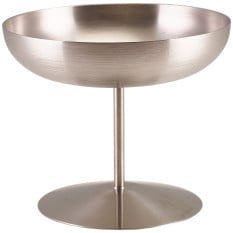 GenWare Stainless Steel Shallow Bowl Sundae Cup 260ml (Pack of 12)