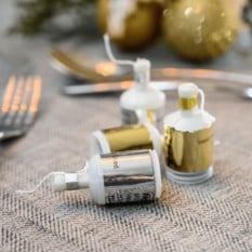 Gold and Silver Foil Mixed Party Poppers (Pack of 50)