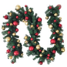 Red/Gold Bauble Garland 2.7m
