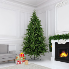 2.1m/7ft Christmas Tree Hinged Branches 1481 tips