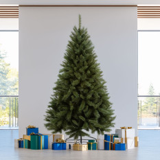 2.7m/9ft Christmas Tree Hinged Branches 2541 tips