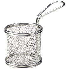 Serving Fry Basket Round 8 x 7.5cm (Pack of 6)