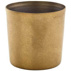 GenWare Gold Vintage Steel Serving Cup 8.5 x 8.5cm (Pack of 12)