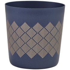 GenWare Metallic Blue Diamond Serving Cup 8.5 x 8.5cm (Pack of 12)