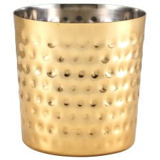 GenWare Gold Plated Hammered Serving Cup 8.5 x 8.5cm (Pack of 12)