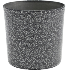 Stainless Steel Serving Cup 8.5cm/3.5" Hammered Silver (Pack of 12)