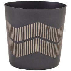GenWare Metallic Black Lined Serving Cup 8.5 x 8.5cm (Pack of 12)