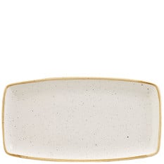 Churchill SWHSOP141 Stonecast Barley White Oblong Plate 35x18.5cm