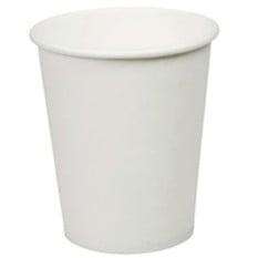Disposable Paper Cup Single Walled White 355ml/12oz (Pack of 1000)