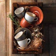Churchill Stonecast Spiced Orange Espresso Coffee Saucer 11.8cm/4.63" (Pack of 12)