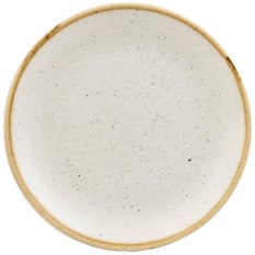 Churchill Stonecast Barley White Coupe Plate 21.7cm/8.5" (Pack of 12)