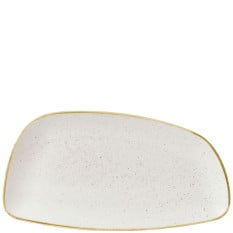 Stonecast Barley White Geo Chefs Plate 11.75 Inch