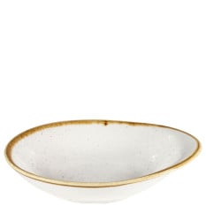 Stonecast Barley White Round Dish 18.5 x 16.8cm