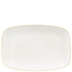 Stonecast Barley White Oblong Chefs Plate 12 x 7.8"