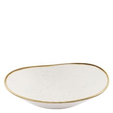 Churchill Stonecast Barley White Opal Organic Bowl 23cm/9.1" 600ml/21oz (Pack of 12)