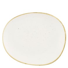 Churchill Stonecast Barley White Opal Organic Plate 18.5cm (Pack of 12)