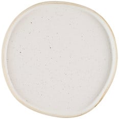 Churchill Stonecast Barley White Organic Walled Plate 25.5cm/10" (Pack of 6)