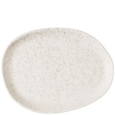Churchill Stonecast Barley White Organic Platter 26 x 20cm/10.25 x 7.8" (Pack of 6)