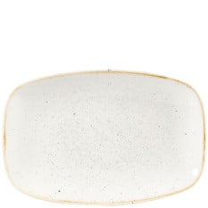 Churchill SWHSOBL21 Stonecast Barley White Chefs Oblong Plate 9.35X6.2"
