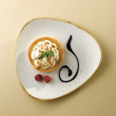 Churchill Stonecast Barley White Lotus Plate 22.9cm/9" (Pack of 12)