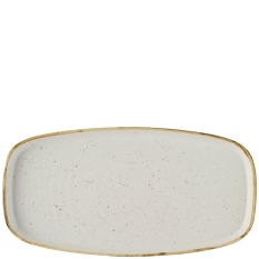 Churchill Stonecast Barley White Oblong Chefs Plates 30 x 15.4cm/11.75 x 6" (Pack of 6)