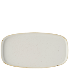 Churchill Stonecast Barley White Oblong Chefs Plates 35 x 18.5cm/13.75 x 7.25" (Pack of 6)