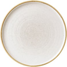 Churchill Stonecast Barley White Walled Plate 26cm/10.19" (Pack of 6)