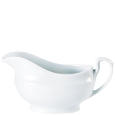 Porcelite White Sauce Boat 400ml/14oz (Pack of 6)