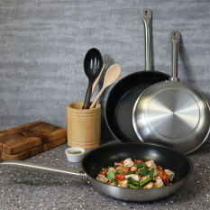 Stainless Steel Non Stick Induction Frying Pan 20cm/8"