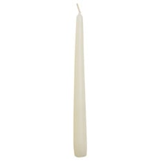 Tapered Dinner Candles 10 Inch 7 Hour Ivory (Pack of 100)