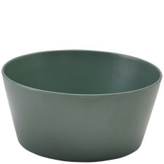 GenWare Melamine Green Tableau Conical Buffet Bowl 22x10cm