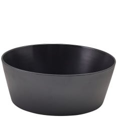 GenWare Melamine Black Tableau Conical Buffet Bowl 26.5x10cm