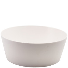 GenWare Melamine White Tableau Conical Buffet Bowl 26.5x10cm/4"