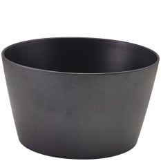GenWare Melamine Black Tableau Conical Buffet Bowl 26.5x15cm